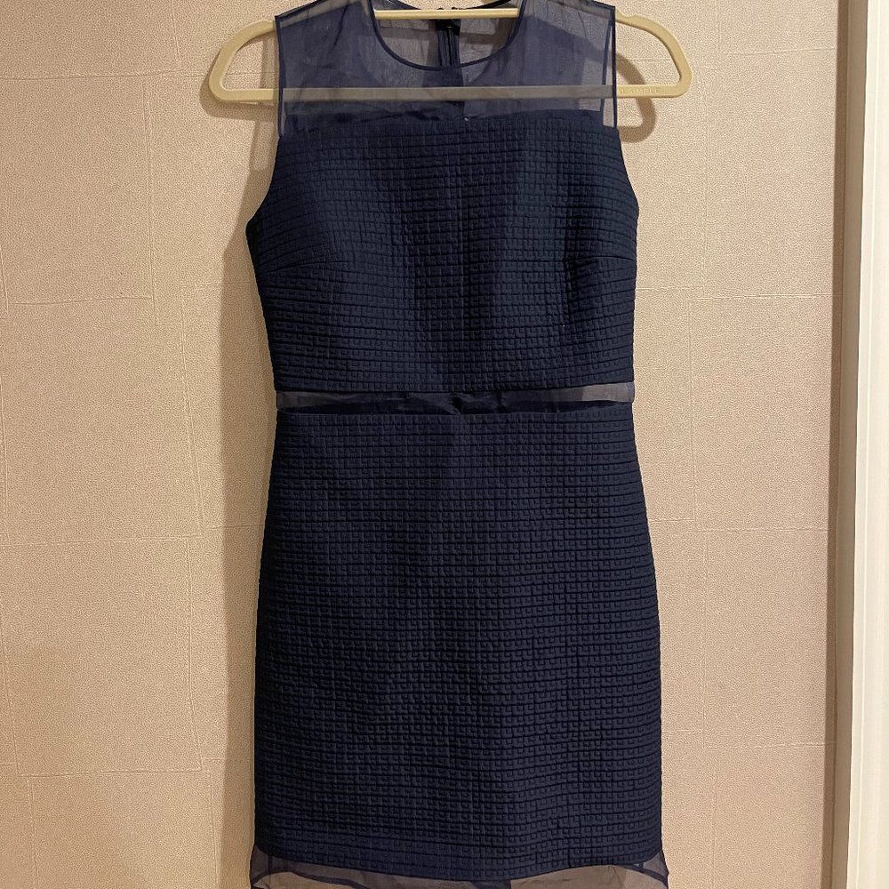 Victoria Beckham Navy Sleeveless Dress Size 8